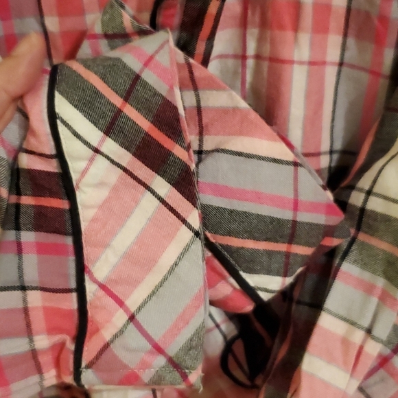4/$20 Victoria's Secret lounge sleep flannel top - Picture 6 of 10